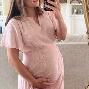 H&M Soft Pink Maxi Dress